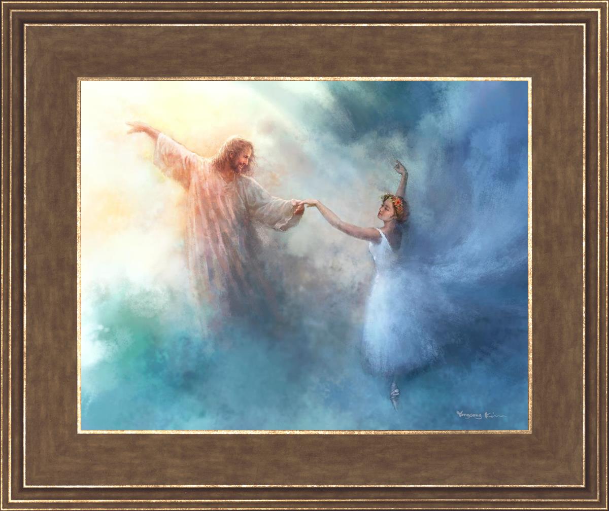 A Pas De Deux By Yongsung Kim - Ballet Dance Art Print - Elegant Wall Decor for Home, Office & Dance Studios