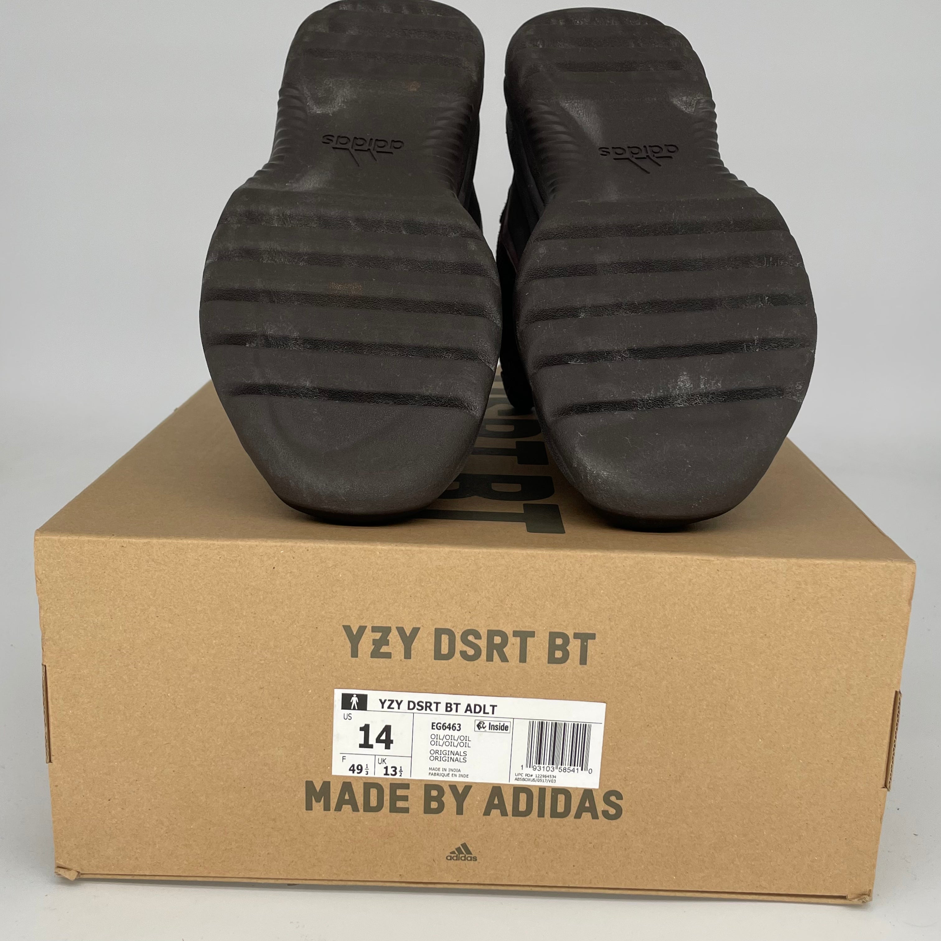 Adidas Yeezy Desert Boot Oil Tan Size 14 Men's EG6463 - Stylish & Comfortable Hiking & Outdoor Boots for Adventurers