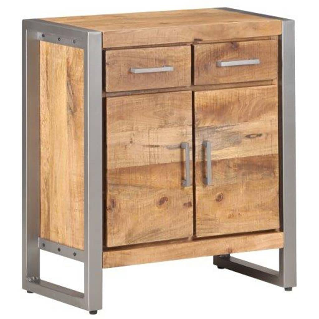 Freestanding Storage Cabinet with Doors - 23.6