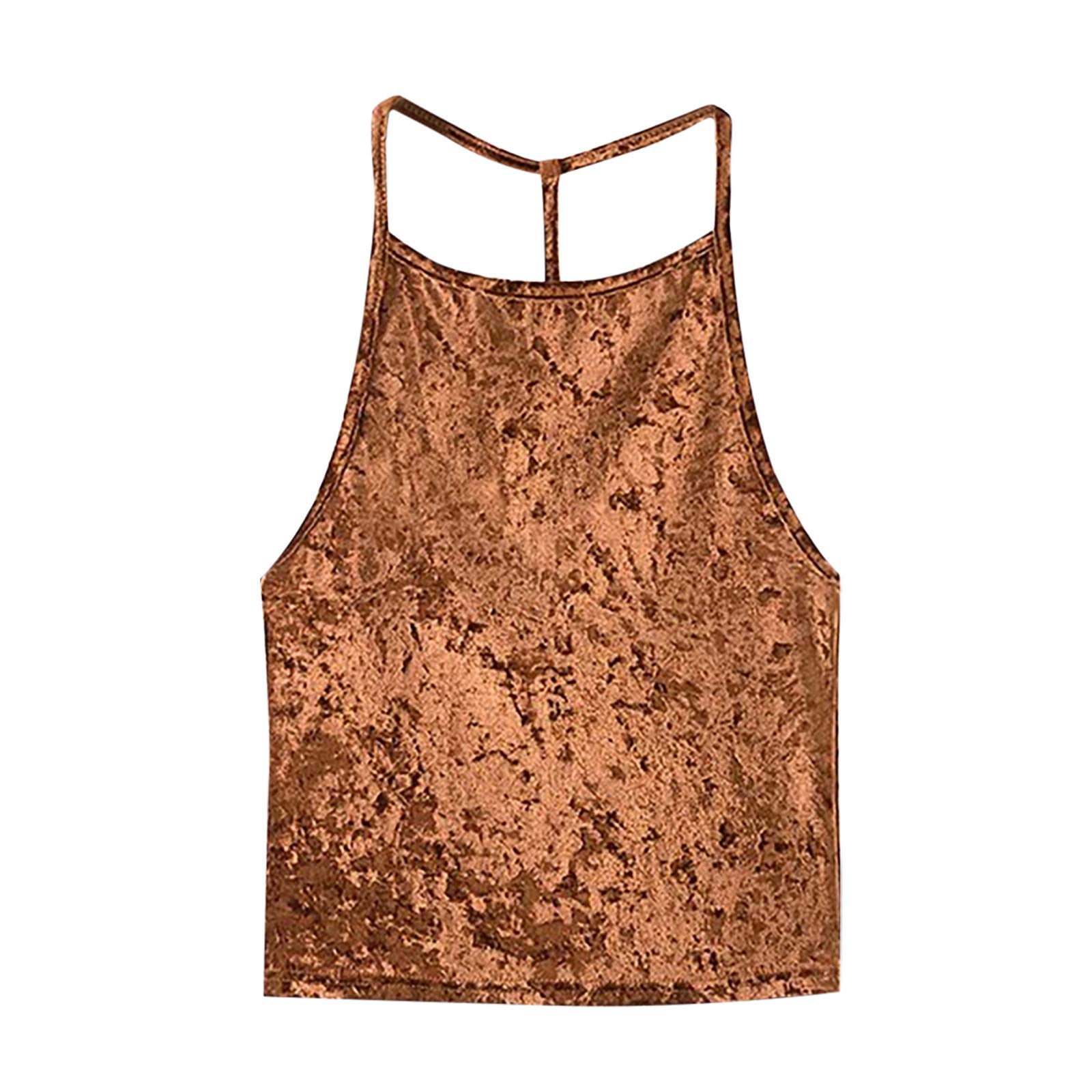 Women's Casual Sleeveless Solid Color Vest Top - Stretchy Elastic Strapless Blouse for Summer Outfits & Layering | Perfect for Beach, Party, and Everyday Wear