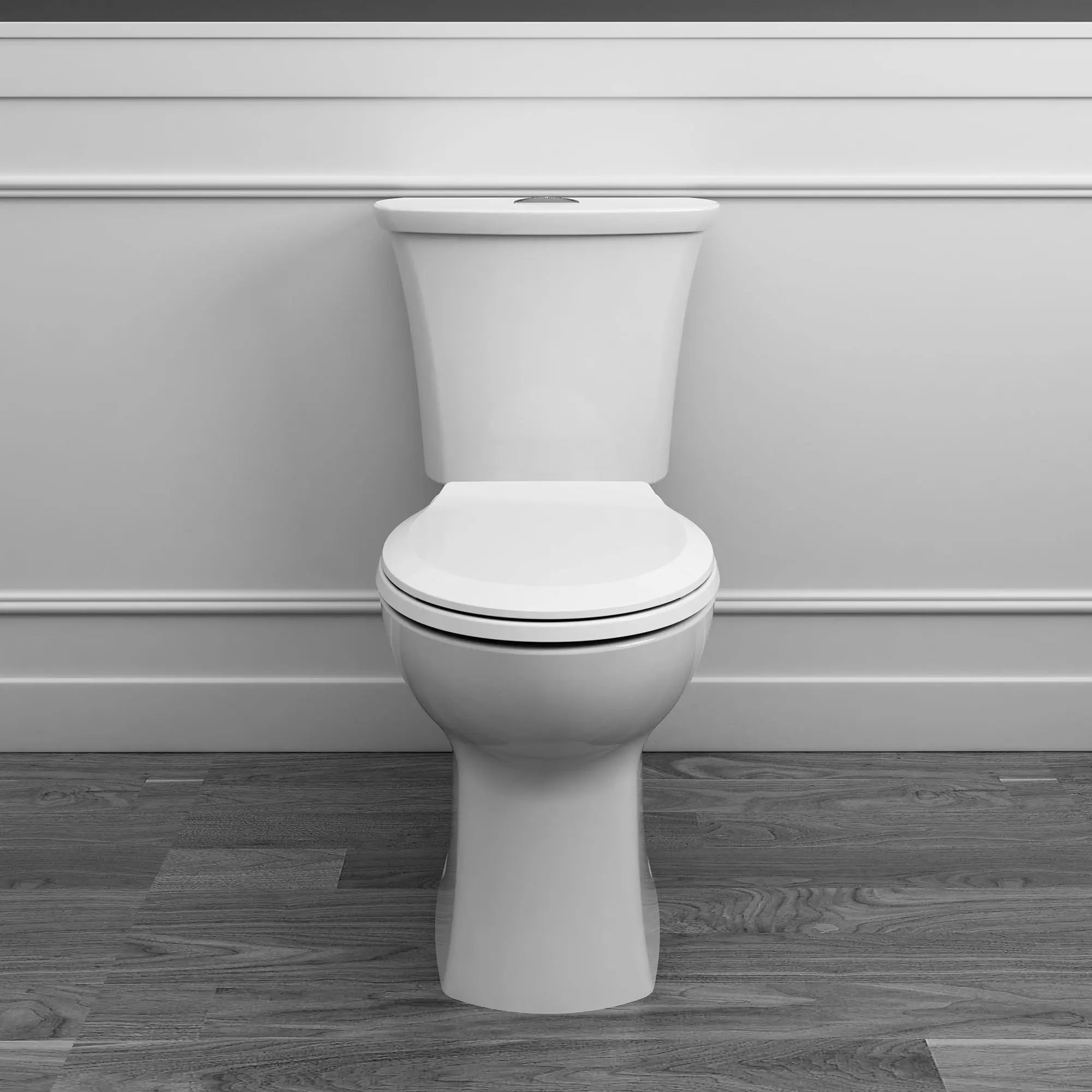 Edgemere 1.6 GPF/6.0 LPF & 1.1 GPF/4.1 LPF Dual Flush Round Front Toilet with Soft Close Seat - 16.5 Inch Water Saving Bathroom Toilet for Home, Apartment & Commercial Use