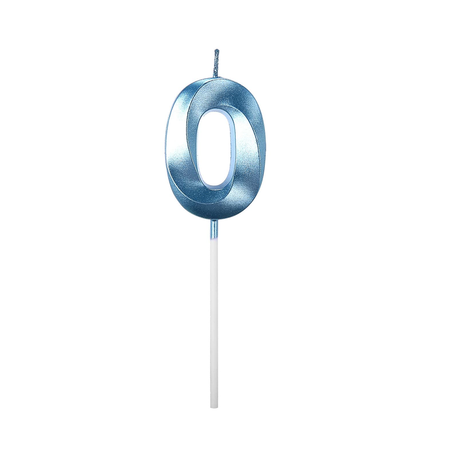 Happy Birthday Cake Candles - Decorative Numeral Toppers for Parties & Anniversaries