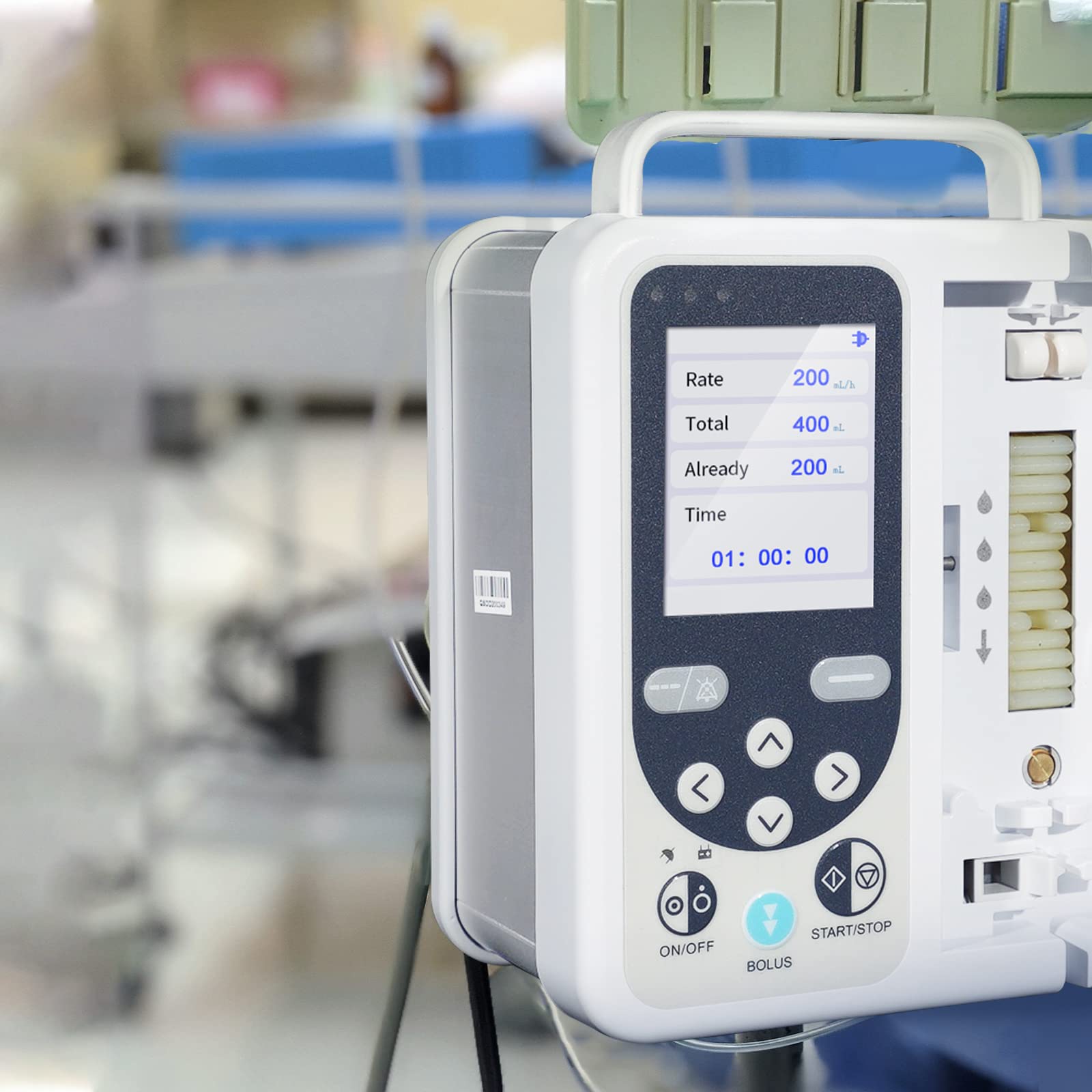 CONTEC Veterinary IV Infusion Pump - Portable LCD Digital Infusion Machine with High Precision Volumetric Control | Ideal for Small Animal Clinics, Emergency Care & Mobile Veterinary Services