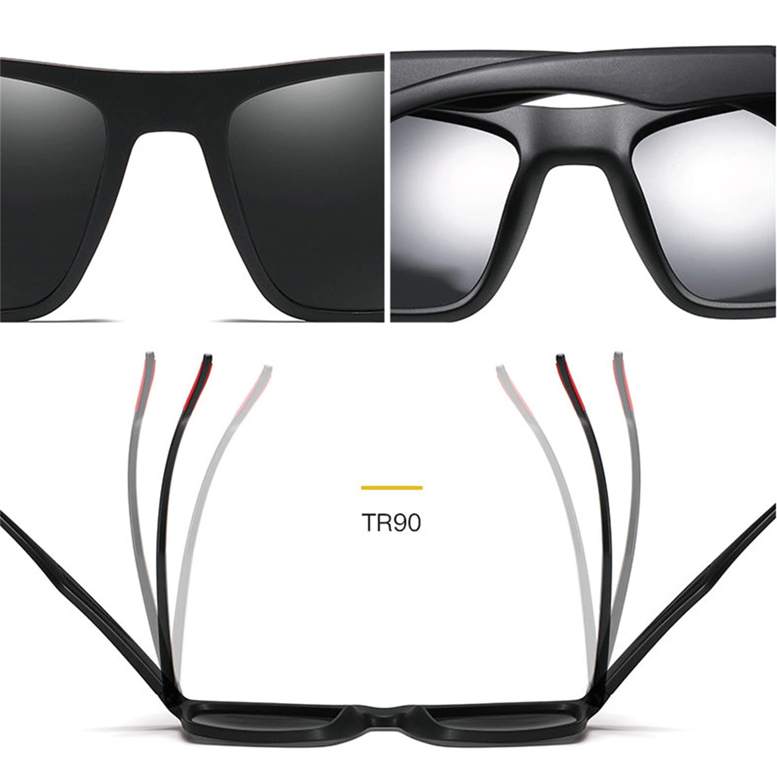 Polarized Reading Sunglasses for Men - Sports & Outdoor Cycling, Driving with Magnification - UV Protection & Anti-Glare for Active Lifestyle