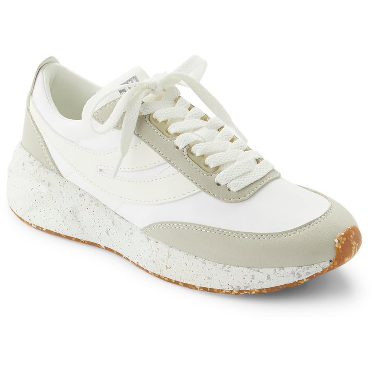 Steve Madden Women's Shelli Faux Leather Platform Sneakers - Comfortable Casual & Fashion Shoes for Everyday Wear, Work, and Walking