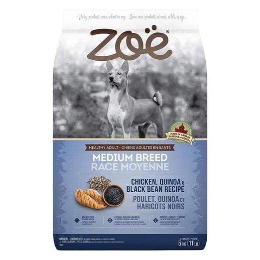 Zoe Chicken, Quinoa & Black Bean Recipe Dry Dog Food - High Protein Grain-Free Kibble for Adult Dogs - Perfect for Active Pets & Sensitive Stomachs