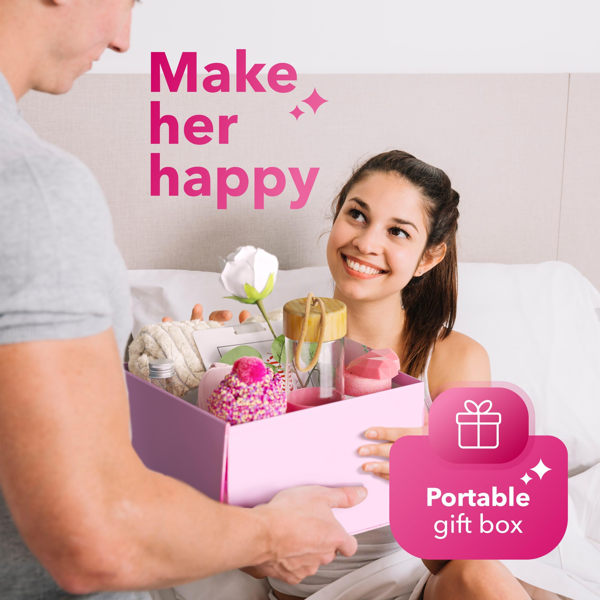 12-Piece Thoughtful Gift Set for Women - Birthday, Get Well Soon, Self Care, Sister & Her - Perfect Gift Basket for Relaxation, Recovery & Special Occasions