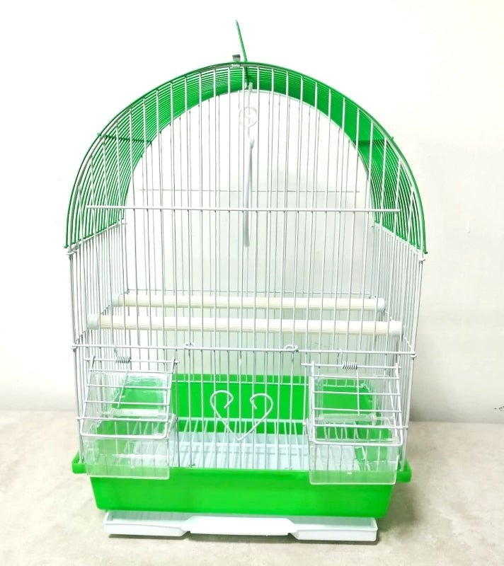 DAYANG A100 Bird Cage - 30x23x41.5cm Large Wrought Iron Birdcage with Stand, Multiple Color Options for Parakeets, Canaries & Small Birds - Perfect for Home, Office or Garden Decor