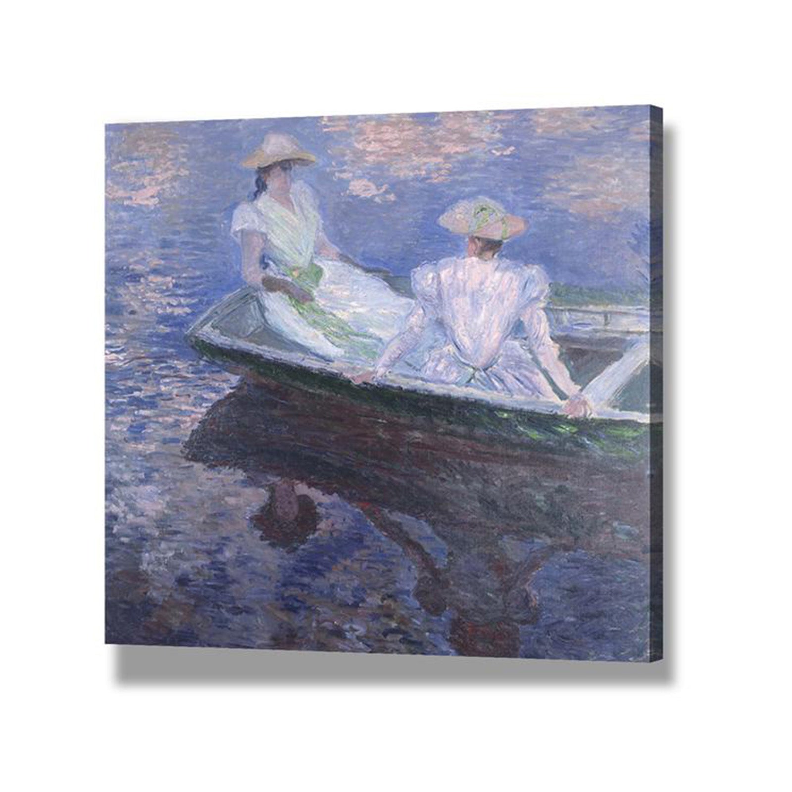 Claude Monet Weeping Willow Wall Art Decor for Living Room - Elegant Canvas Print for Home & Office Decor