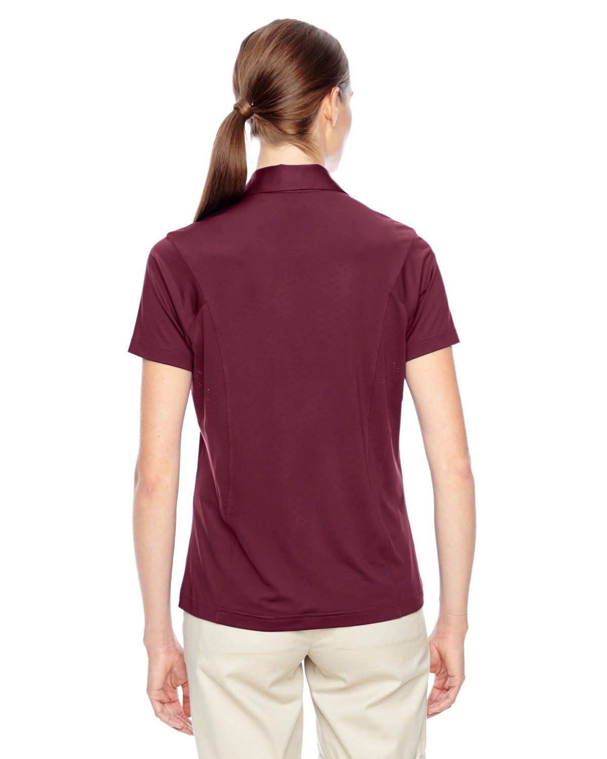 Team 365 Women's Performance Polo Shirt - Moisture Wicking, Breathable, Sport Maroon, XX-Large - Perfect for Golf, Tennis & Active Lifestyle