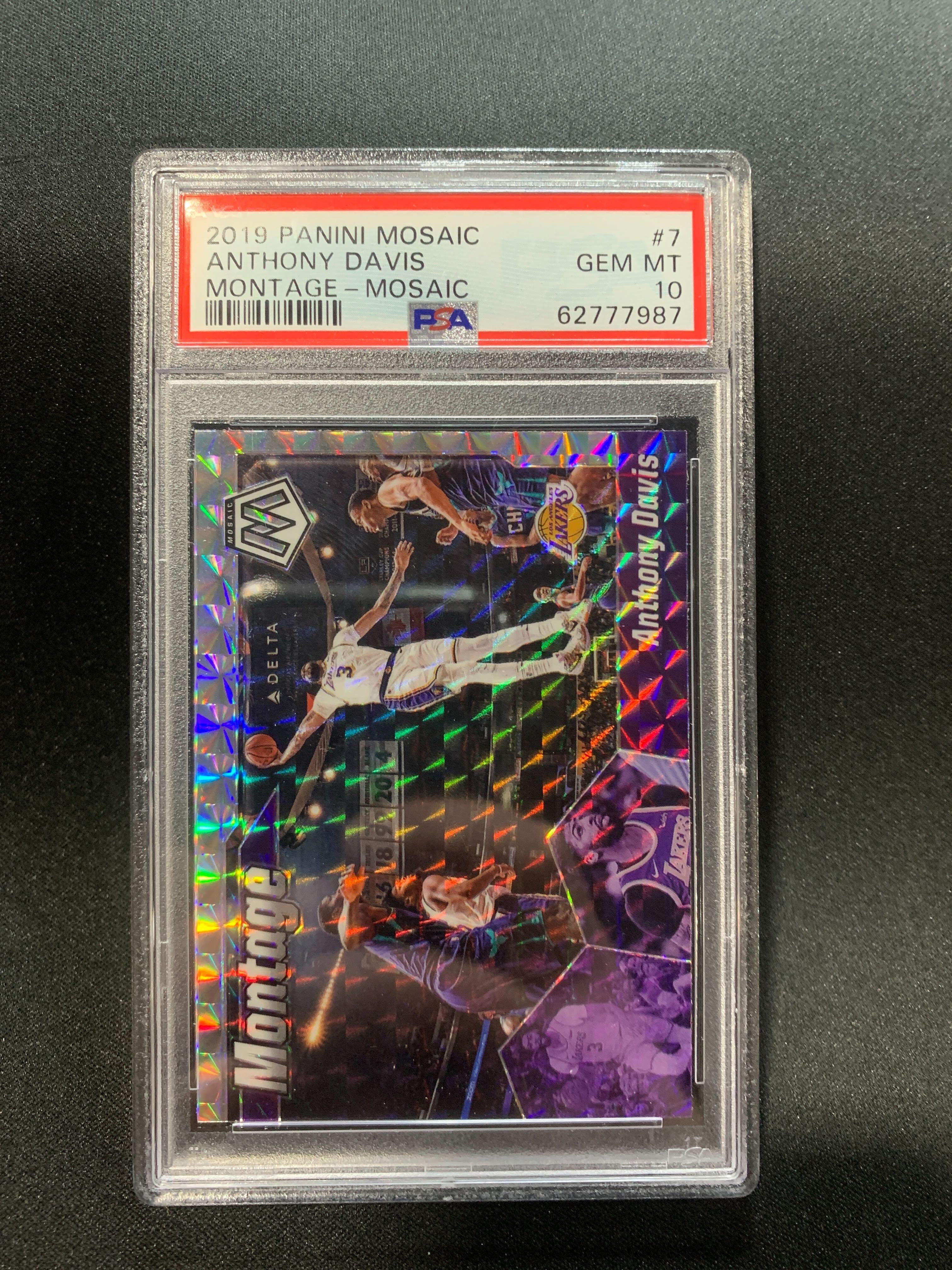 2019 Panini Mosaic Montage Anthony Davis #7 PSA 10 Gem Mint Basketball Card - Perfect for Collectors, Investors & Sports Fans