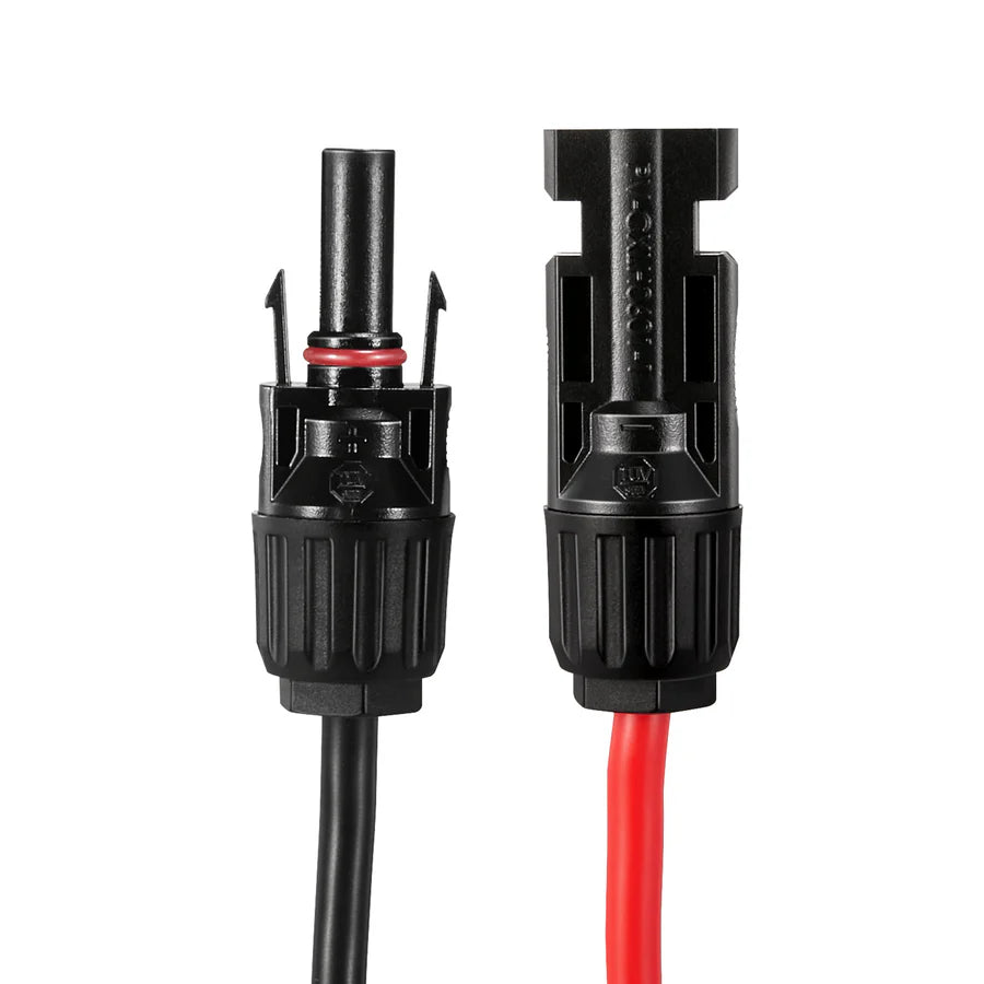Rich Solar 10AWG Solar Connector to SAE Adapter - High Efficiency Solar Panel Cable Connector for RV, Boat & Off-Grid Power Systems | Weatherproof & Durable Solar Energy Connection Solution