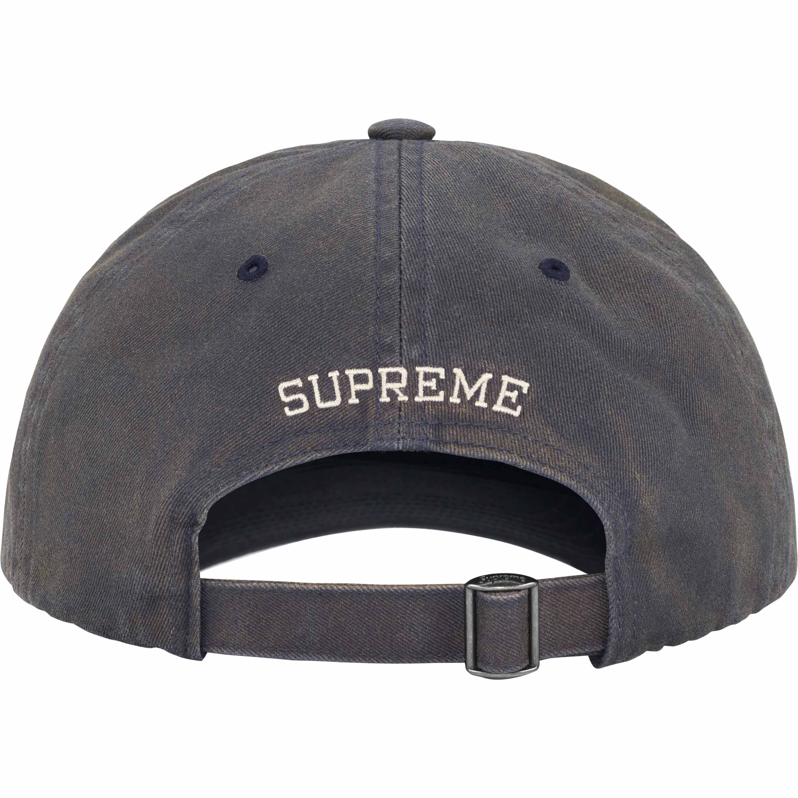 Supreme Bleached Chino 6-Panel Navy Hat - Stylish Streetwear Cap for Men & Women | Perfect for Casual Outfits, Hip-Hop Fashion & Urban Lifestyle
