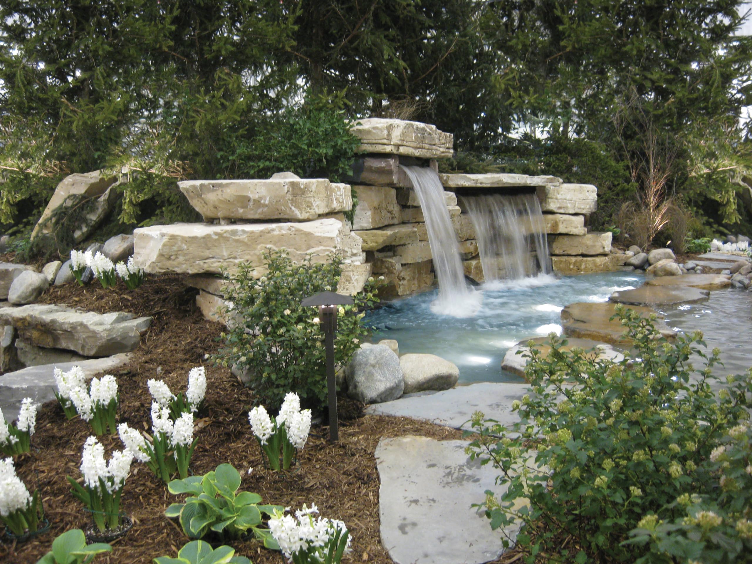 EasyPro 46” ECO-Series Universal Waterfall Diffuser - Fast Installation Pond Water Feature for Streams, Waterfalls & Spillways - Heavy Duty 3000-12000 GPH Flow Capacity (Perfect for Backyard Ponds, Landscaping & Water Gardens)