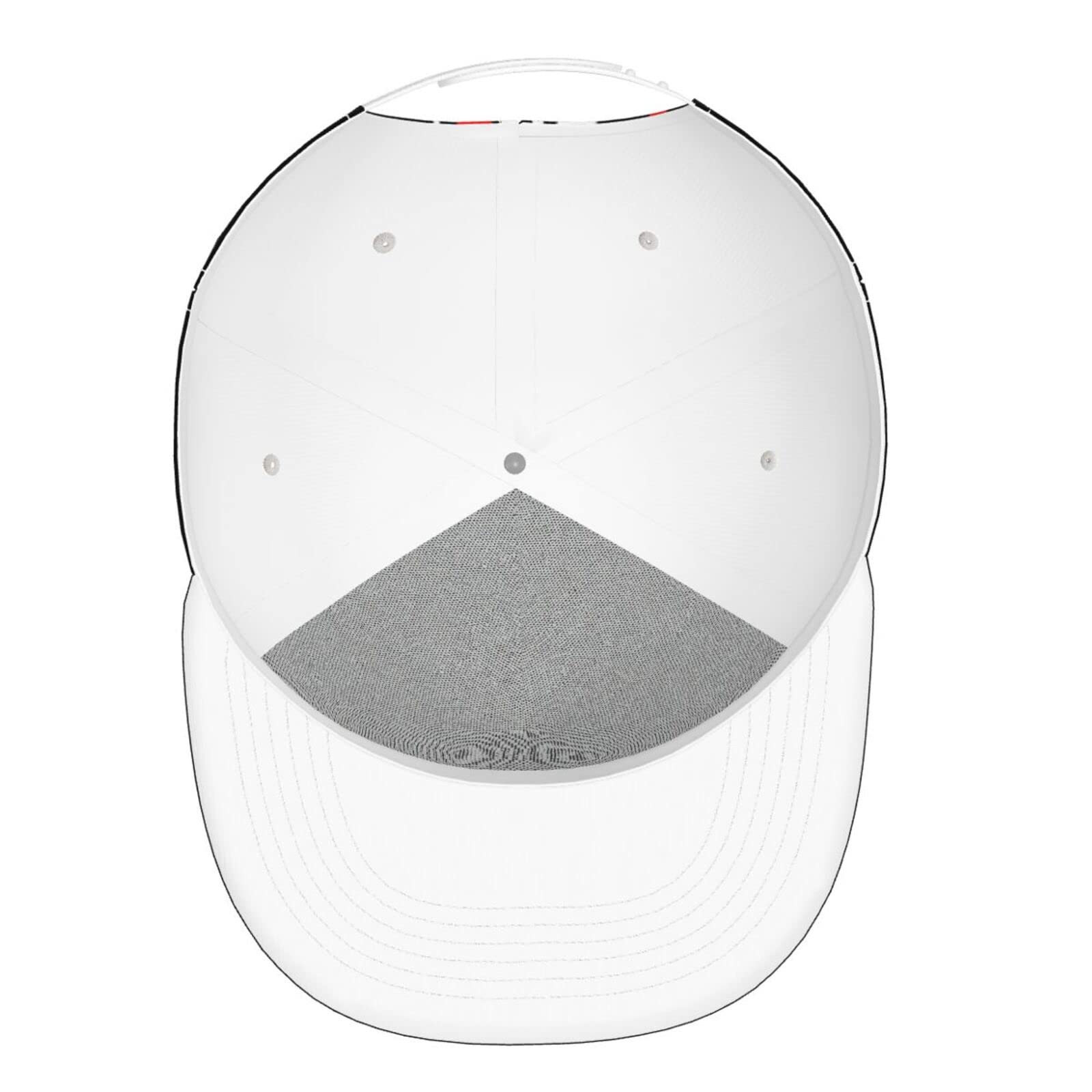 DARLEKS Flat Bill Brim Baseball Cap - Adjustable Hip Hop Trucker Hat for Men & Women - Stylish Snapback Hat for Streetwear, Hip Hop Fashion, and Outdoor Activities