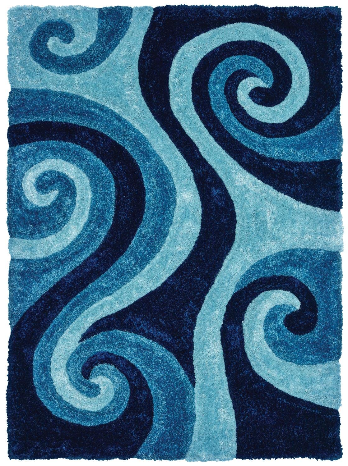 United Weavers Finesse Chimes Blue Accent Rug 1'10
