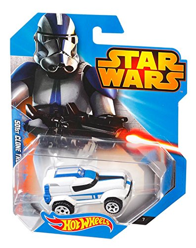 Hot Wheels Star Wars Character Car - 501st Clone Trooper Die-Cast Vehicle for Kids & Collectors | Perfect for Play, Display & Star Wars Themed Gifts
