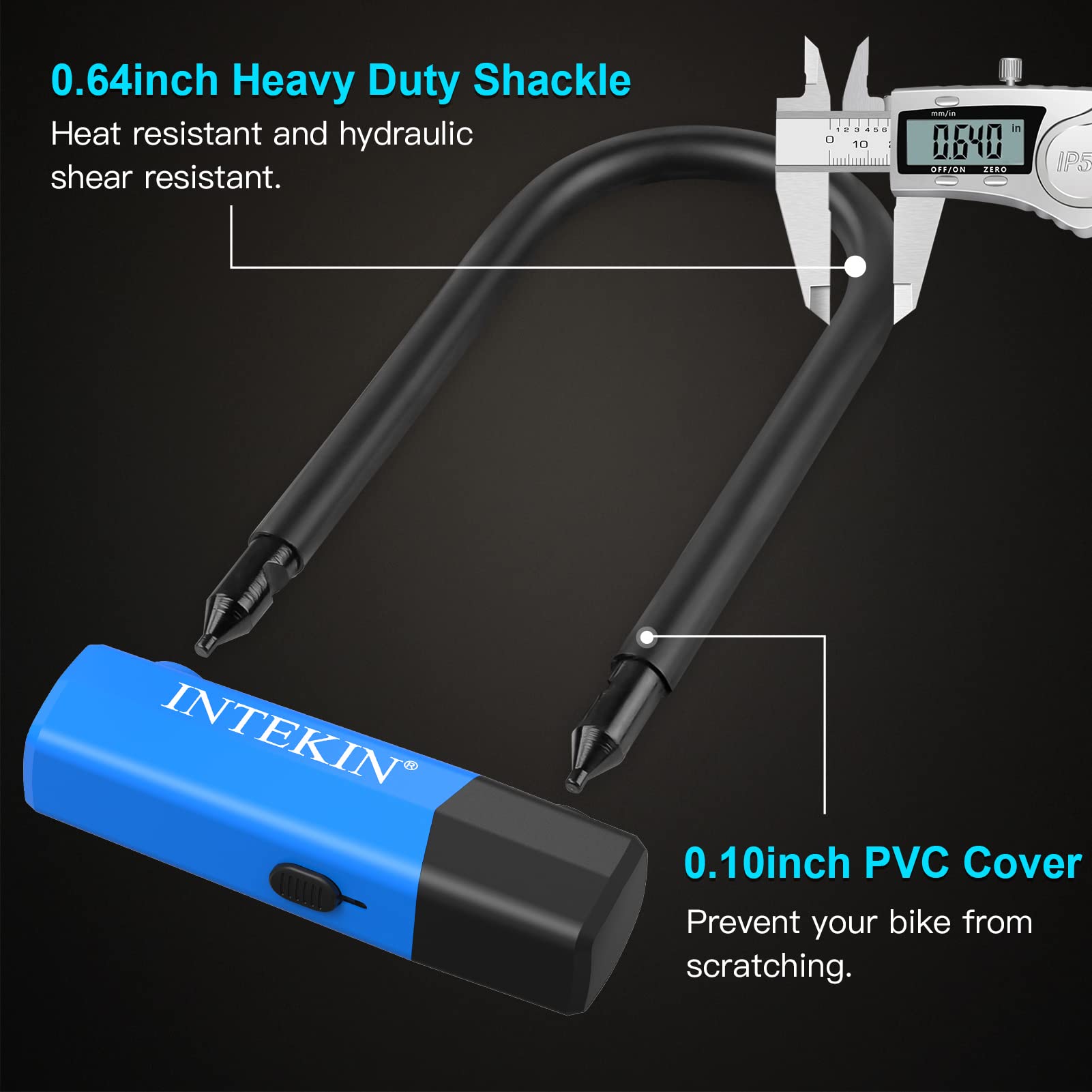 Heavy Duty 16mm Bike U Lock with 4FT/5FT Security Cable & Mounting Bracket - Anti-Theft Bicycle Lock for Road Bikes, Mountain Bikes, E-Bikes - Perfect for Commuting, Urban Riding & Outdoor Adventures
