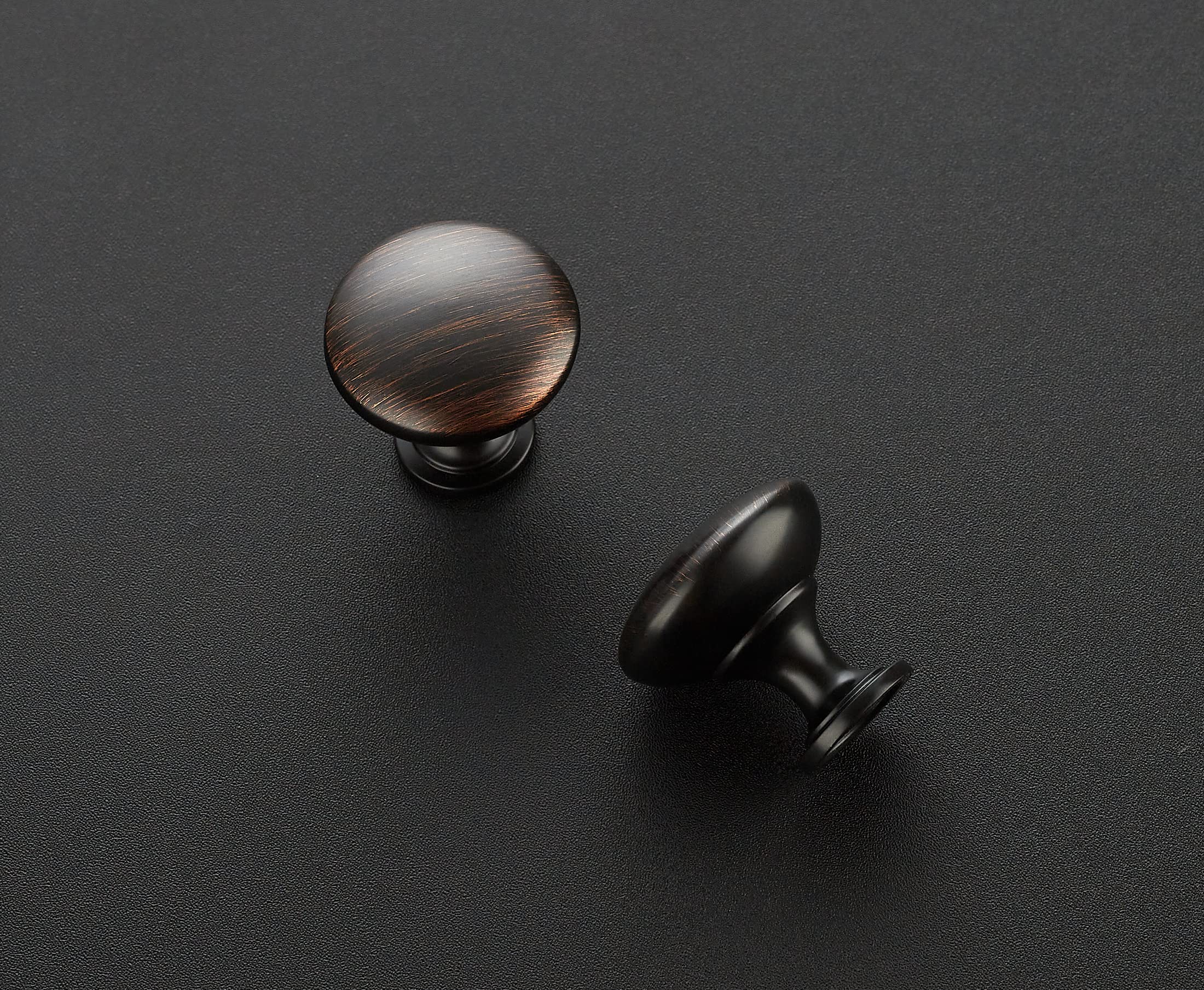 15 Pack Oil Rubbed Bronze Cabinet Knobs & Drawer Pulls - Elegant Brass Dresser Handles for Kitchen Cabinets, Wardrobes & Furniture (Perfect for Home Renovation & DIY Projects)