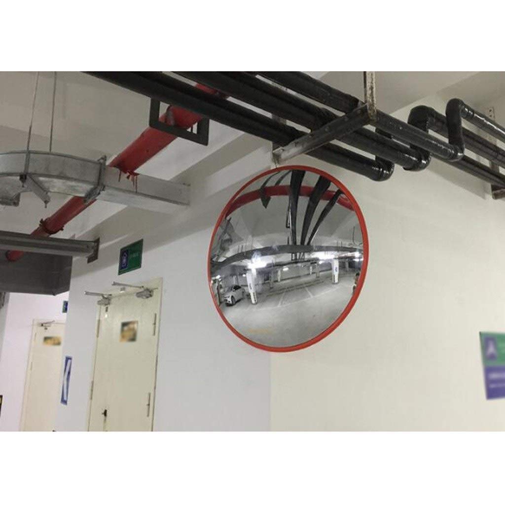 45CM Outdoor Convex Mirror - Wide Angle Traffic Safety Mirror for Roads, Schools & Communities - Weatherproof Security Lens for Enhanced Visibility (Perfect for Parking Lots, Driveways & Crosswalks)