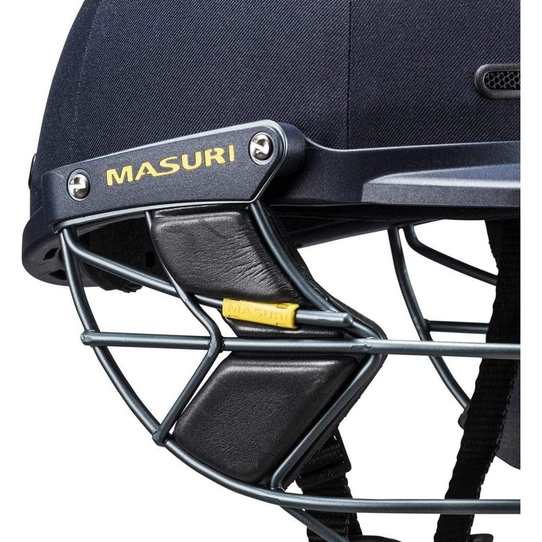 Masuri Vision Club Steel Cricket Helmet - Lightweight Protective Headgear for Batsmen | Perfect for Practice, Matches & Training Sessions