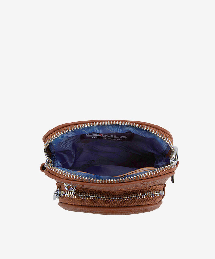 MLB Los Angeles Dodgers Mini Crossbody Bag for Women - Stylish Baseball Fan Accessory for Game Day, Travel & Casual Outings