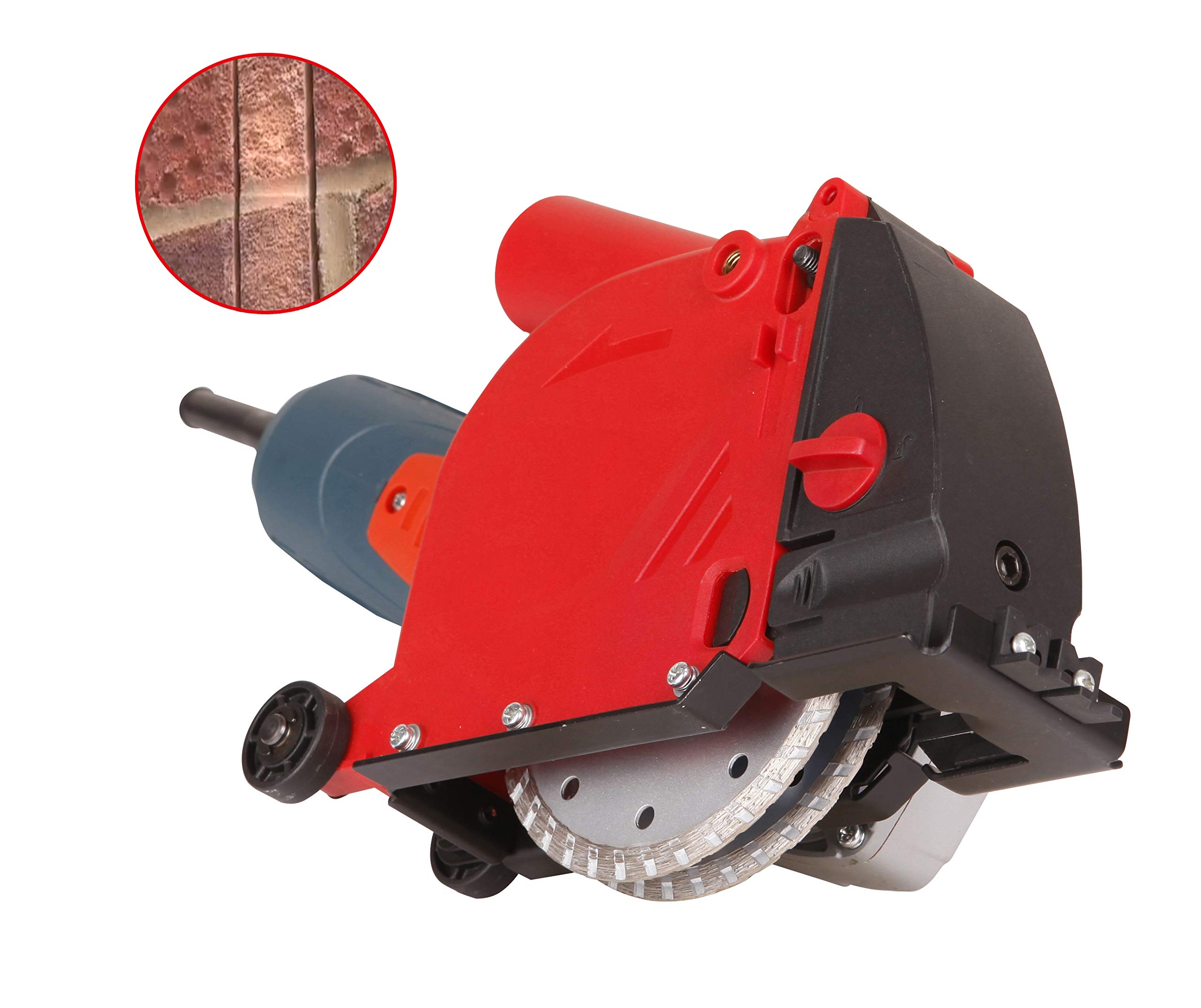 5 Inch Angle Grinder Dust Collection Attachment - Compatible with Double-Cut Saws & Wall Chasers | Dust Shroud for Cleaner DIY Projects, Concrete Cutting & Renovation Work