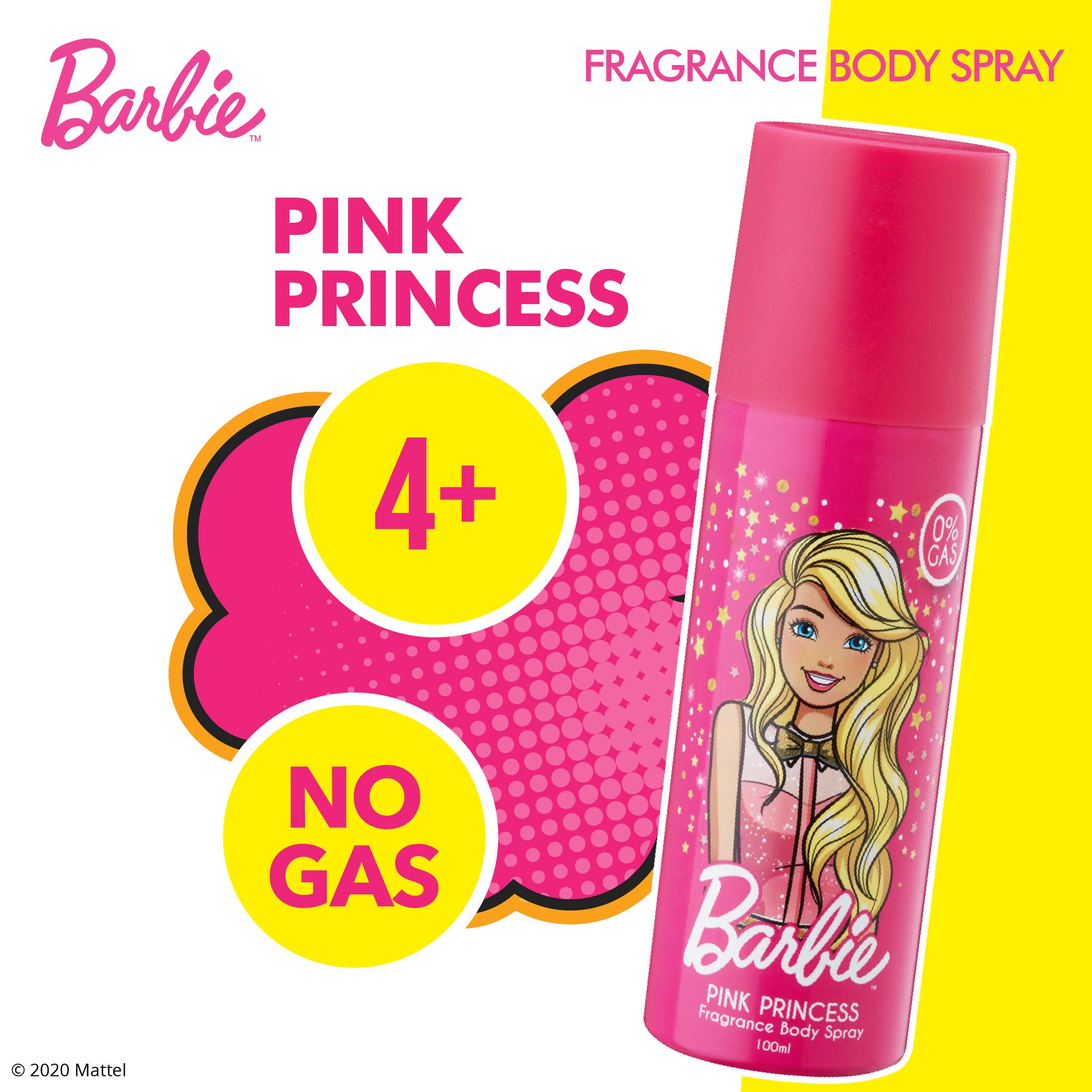 Barbie Princess Body Spray Fragrance for Women - 100ml Floral Pink Perfume for Girls, Teens & Adults | Daily Use, Parties & Special Occasions
