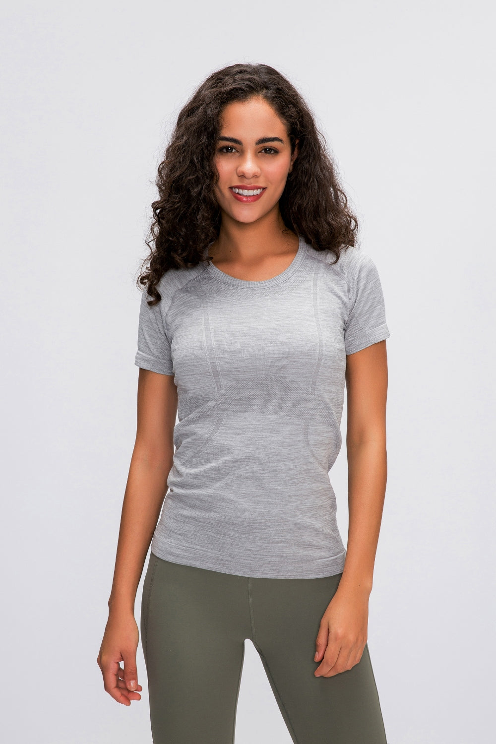 Breathable Round Neck Short Sleeve Active T-Shirt for Men & Women - Gym, Running, Yoga & Casual Wear