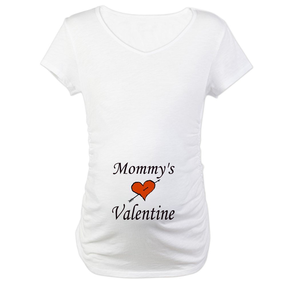 Mommy's Valentine Maternity T-Shirt - Cute Pregnancy Tee for Expecting Mothers | Perfect for Valentine's Day, Baby Showers & Maternity Photos