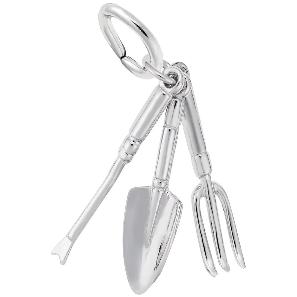Gardening Tools Charm - Handmade Jewelry Charms for Bracelets & Necklaces - Perfect for Gardeners & DIY Jewelry Making