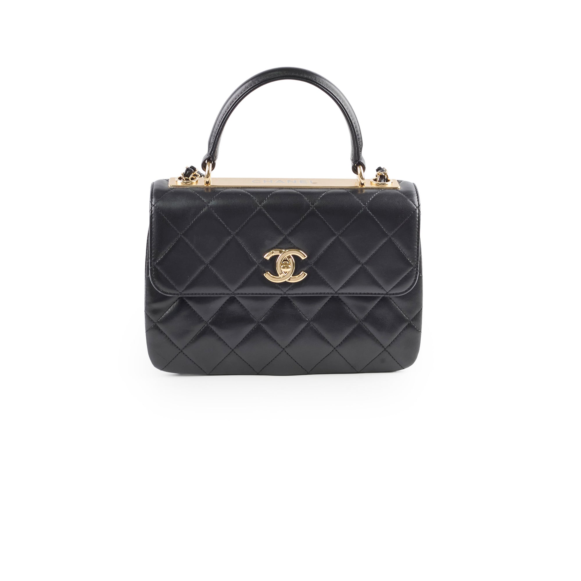 Chanel Trendy CC Small Black Leather Crossbody Bag for Women | Luxury Designer Handbag for Evening Out & Special Occasions