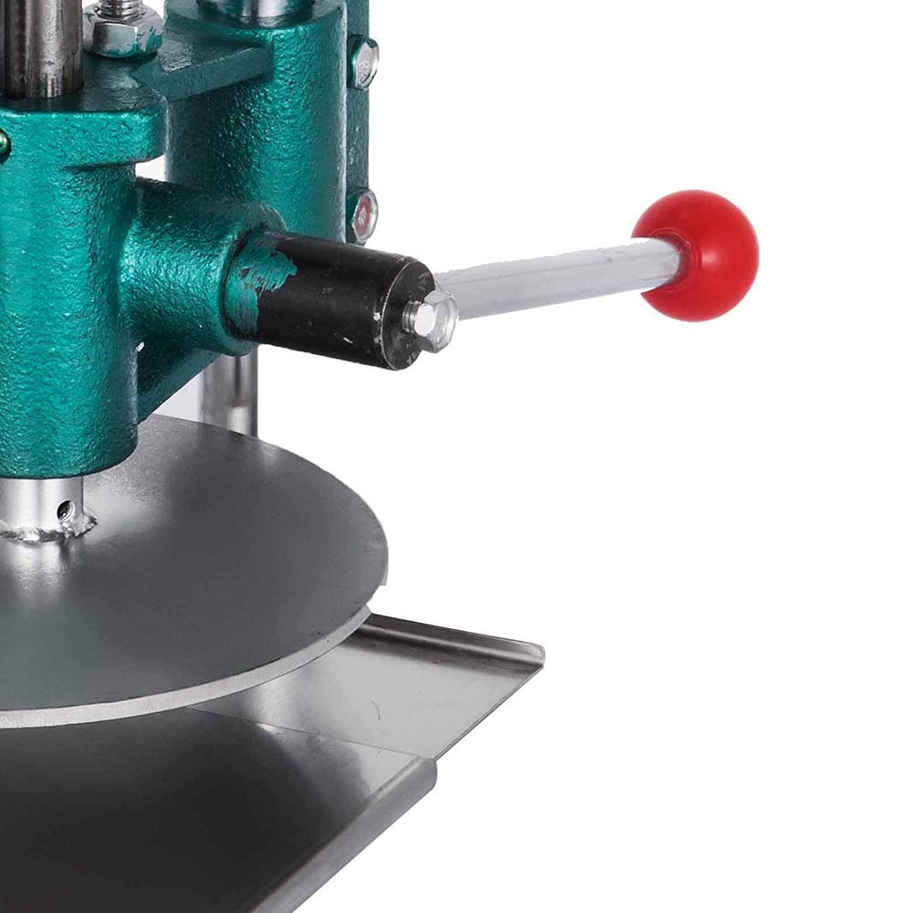 Stainless Steel Manual Pizza Dough Press & Tortilla Maker - 20CM (8 Inch) for Homemade Pizza, Flatbread, Empanadas & More - Perfect for Home Kitchens & Restaurants