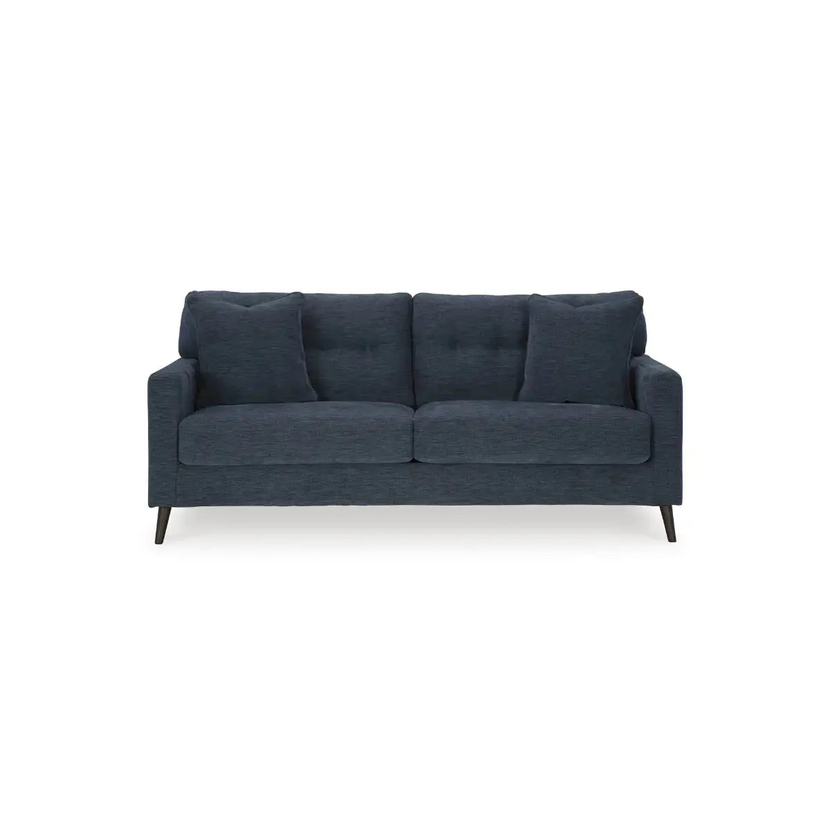 Navy Blue Bixler Sofa - Modern Comfortable Couch for Living Room, Lounge & Home Decor