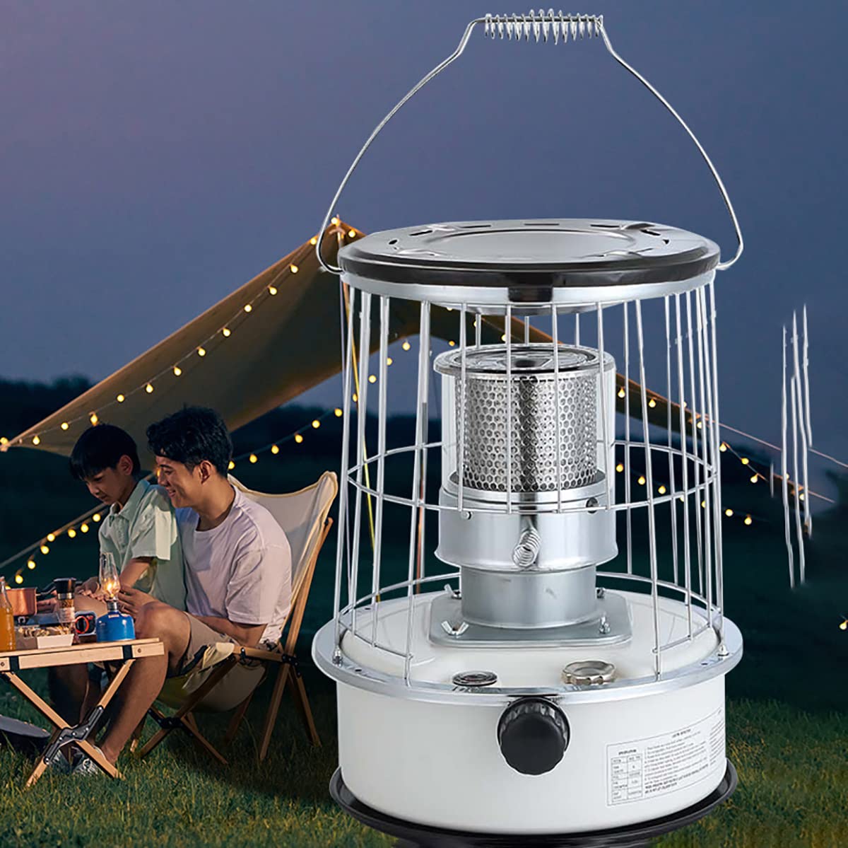 GT-LYD Portable 6L Kerosene Heater Stove - Outdoor Indoor Camping Oil Burner for Patio, Deck, BBQ & Emergency Heating | Perfect for Winter Camping, Garage Workshops & Power Outages