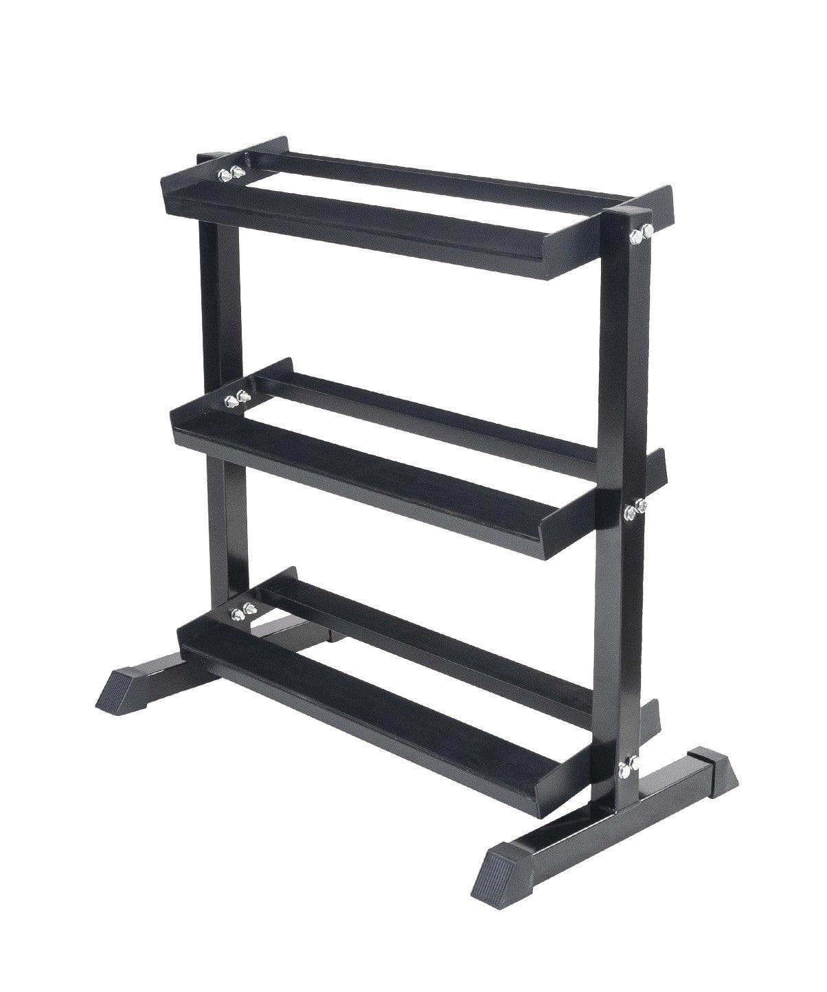 3-Tier Modular Horizontal Dumbbell Rack - Heavy Duty Gym Equipment for Home & Commercial Use - Perfect for Weight Storage and Space Organization
