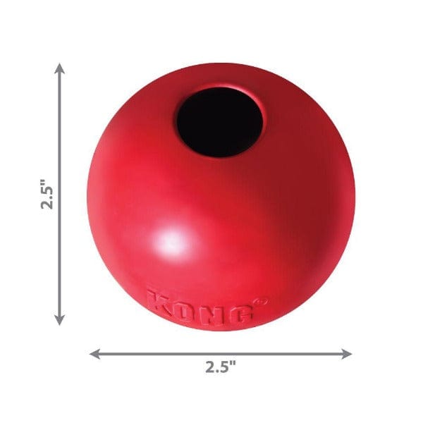 Durable KONG Classic Dog Chew Toy - Interactive Treat Dispensing Ball for Puppies & Dogs - Perfect for Playtime, Training & Mental Stimulation