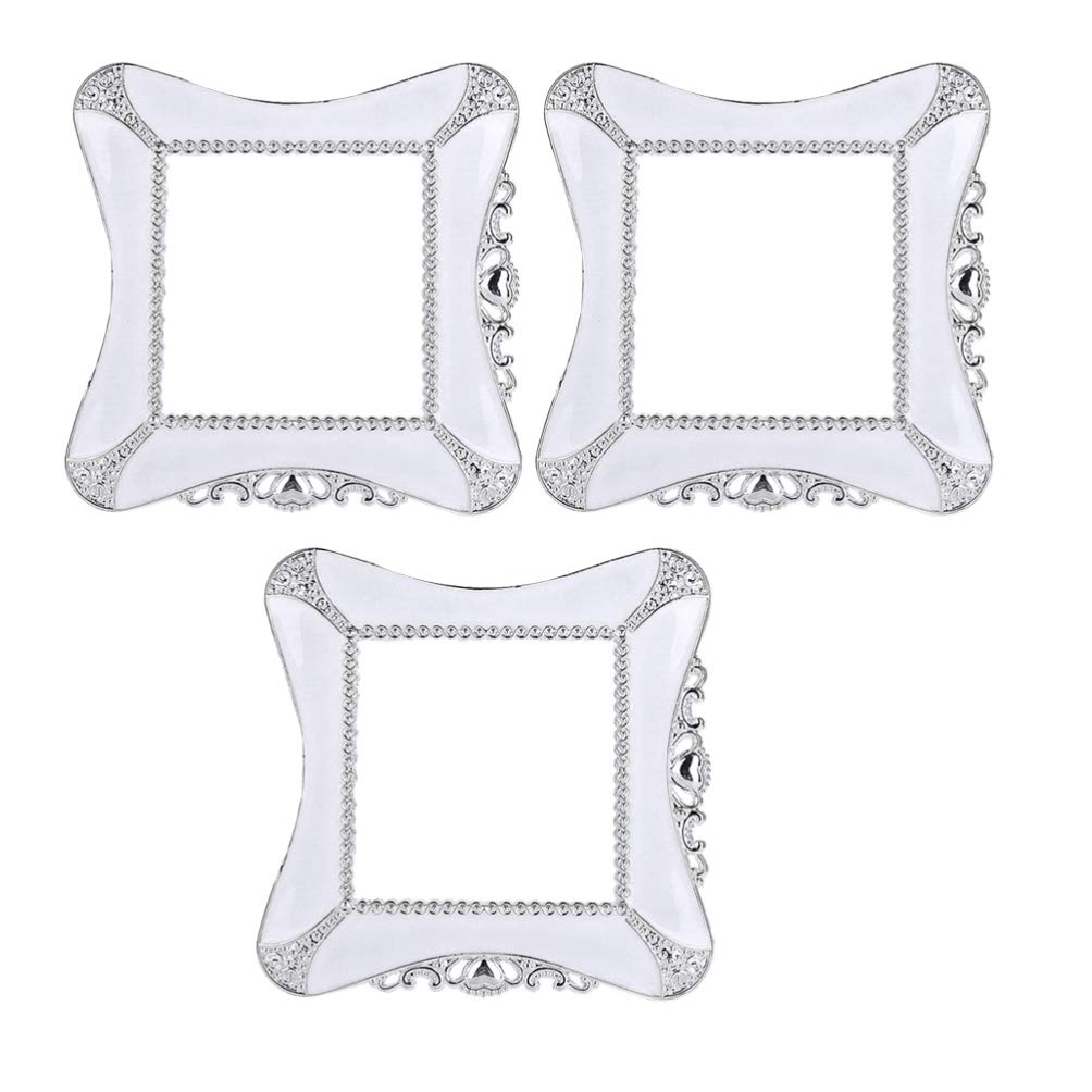 VOSAREA 3-Pack Removable Self-Adhesive Wall Stickers - White Light Switch & Outlet Plate Covers, Electrical Switch Protector, Trendy Home Decoration for Living Room, Bedroom, Kitchen & Office