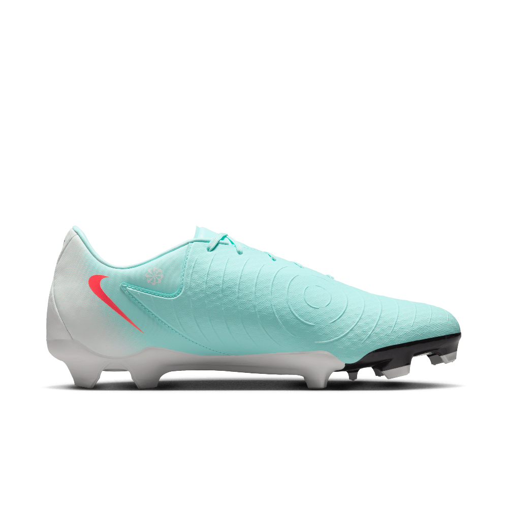 Nike Phantom GX 2 Academy FG/MG Soccer Cleats for Men - Mint/Atomic Red/Black - Firm Ground & Artificial Grass Football Shoes for Training & Matches