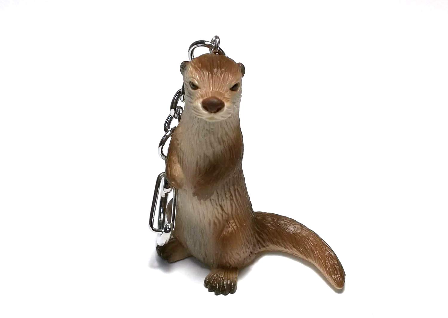 Miniblings Otter Keychain - Cute Animal Key Ring for Pets & Gifts