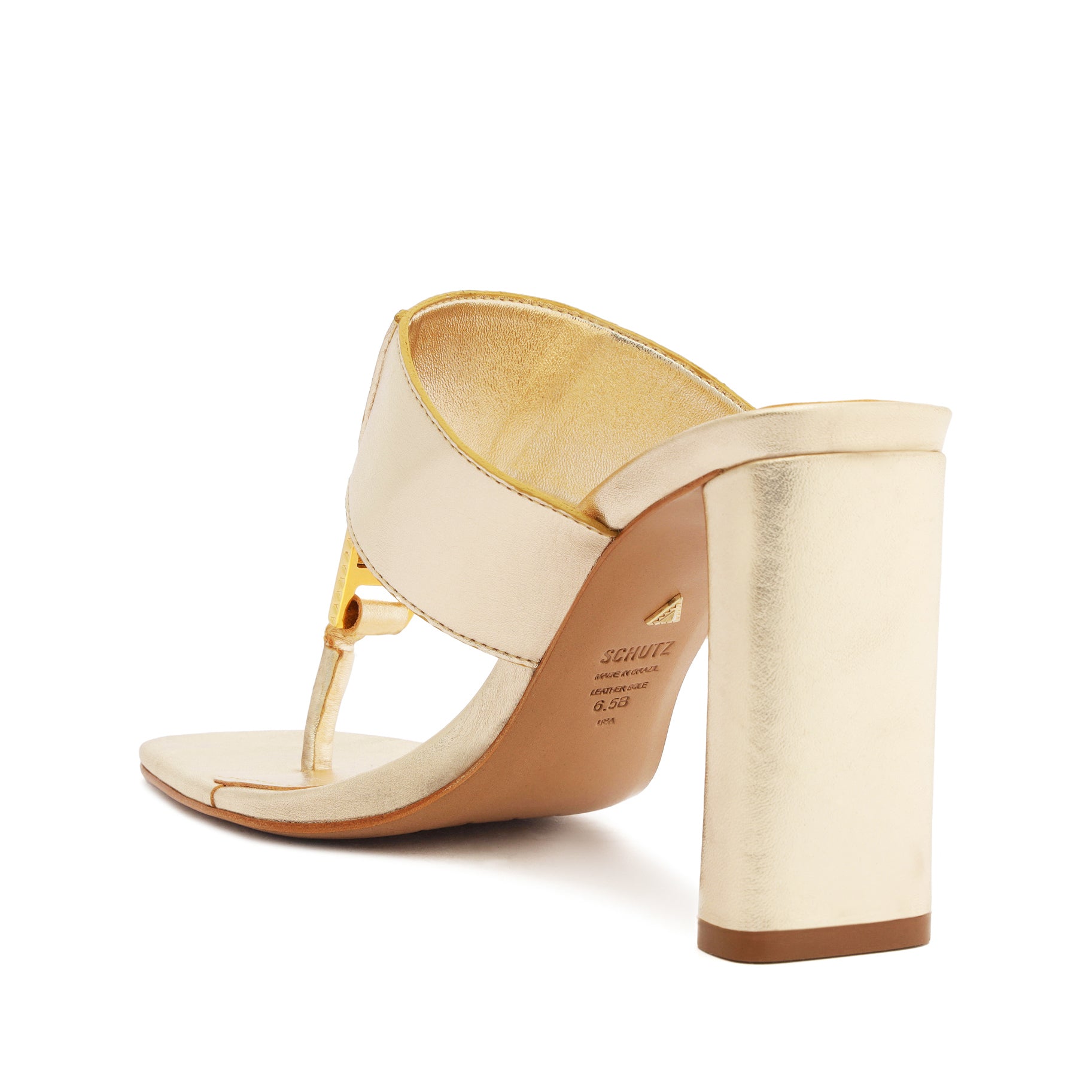 Salma Women's Metallic Leather Sandals - Gladiator Style Summer Sandals for Beach, Party & Casual Outfits