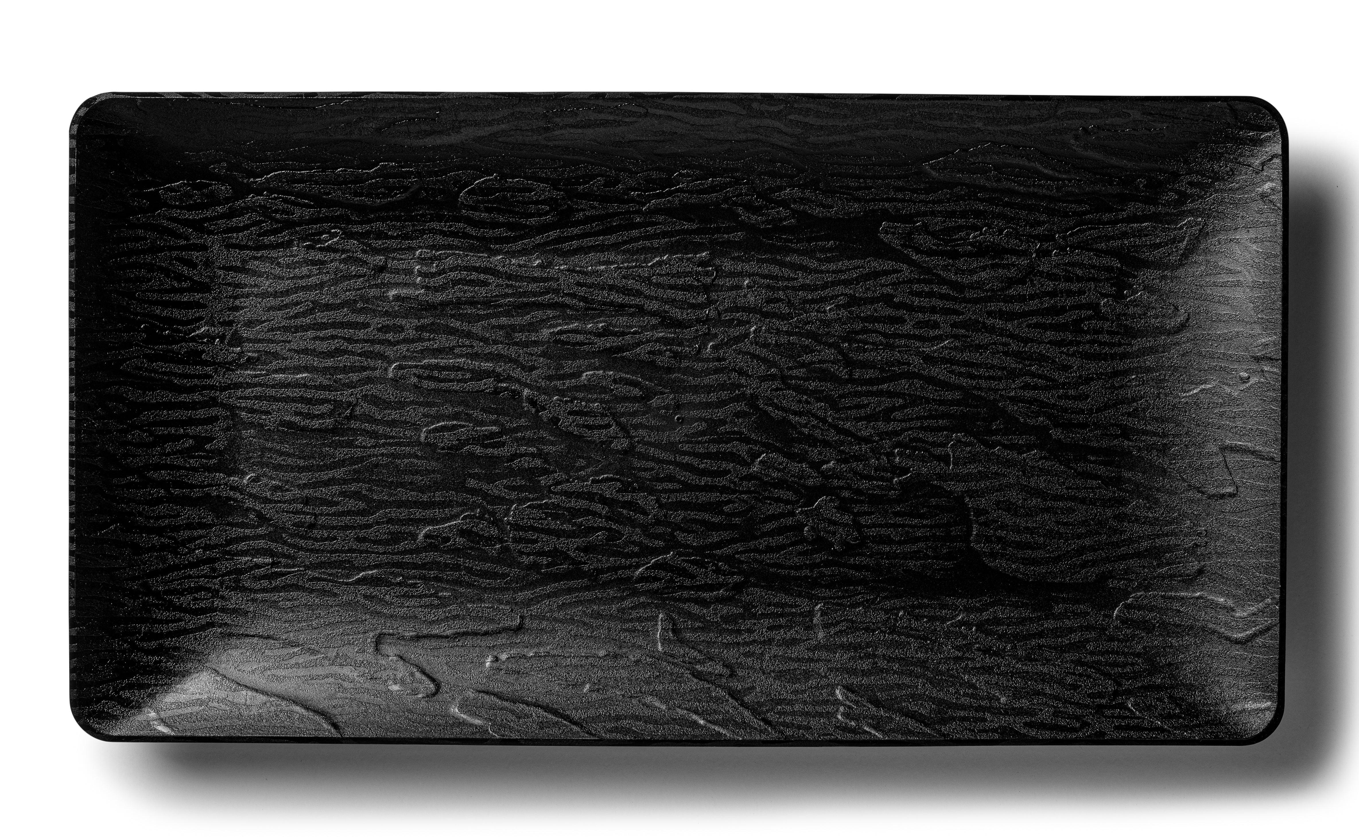 9 x 17 Inch Black Rectangle Serving Trays - Set of 5 - Perfect for Restaurants, Catering, and Home Entertaining