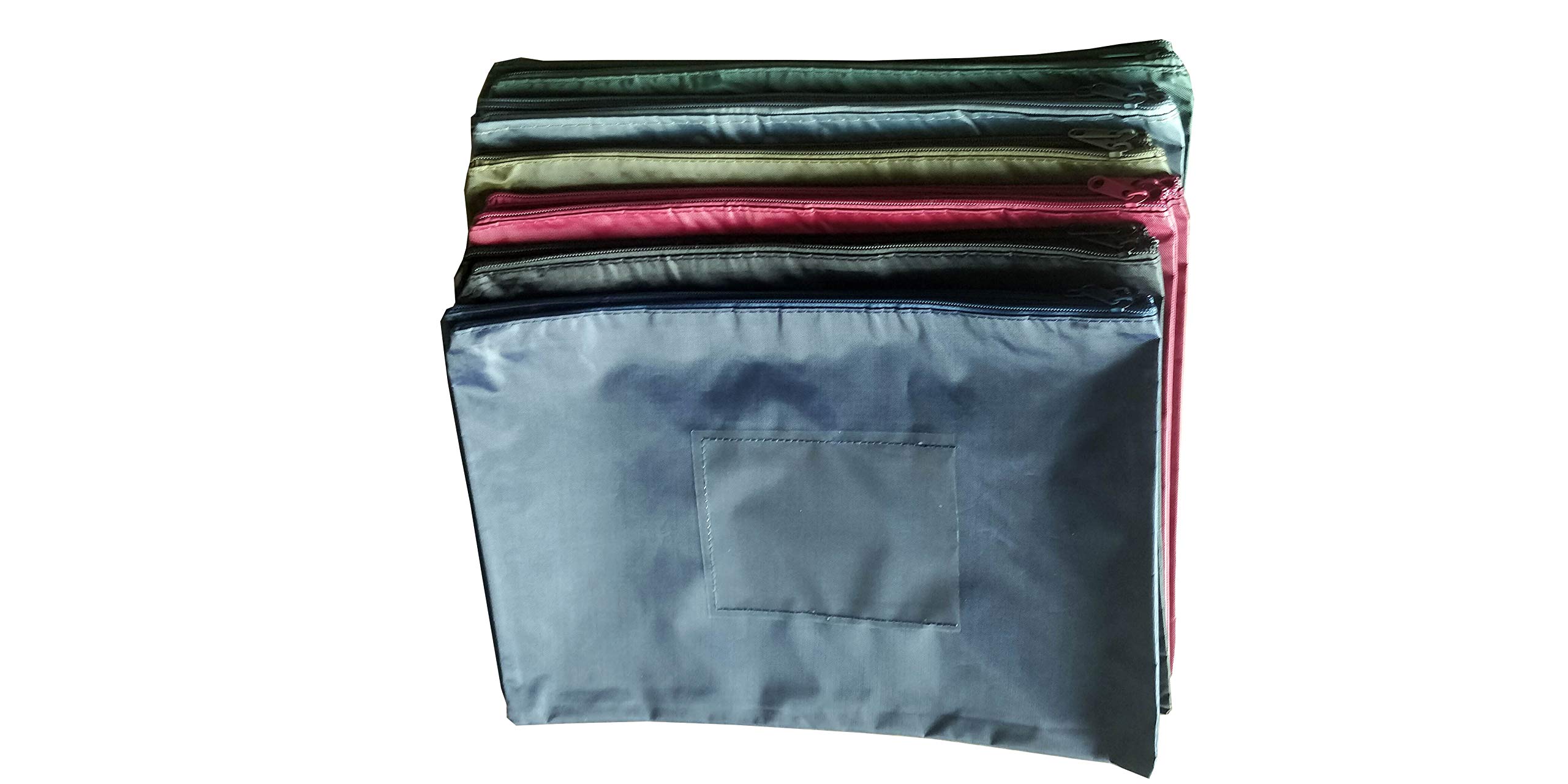 12Pcs A4 Zipper File Bags - Waterproof Document Organizer for Office, School & Travel - Premium Quality Business File Storage Bags with Secure Zipper Closure - Perfect for Organizing Papers, Receipts & Important Documents