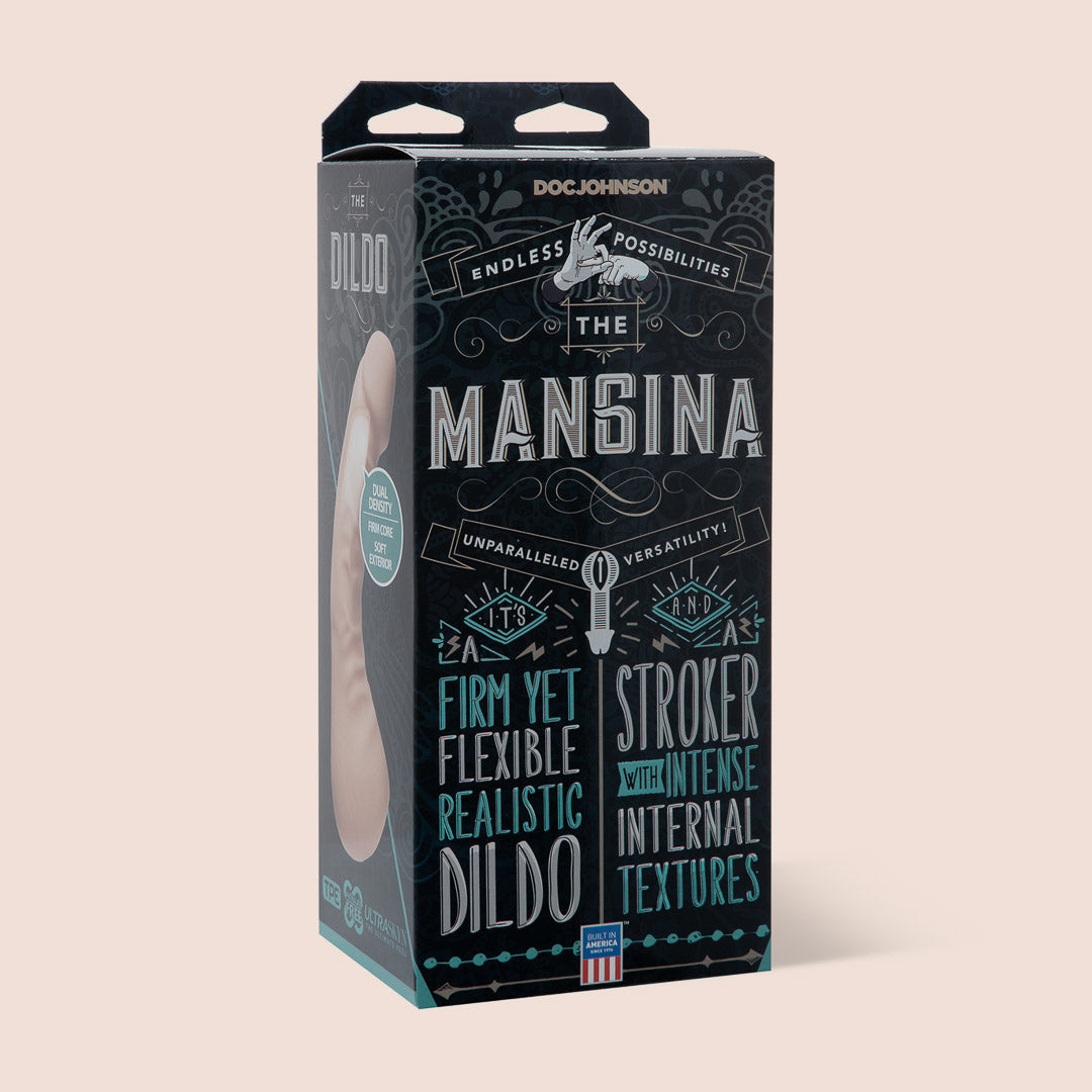 The Mangina - 3 in 1 Stroker, Cock Sleeve & Dildo for Men | Realistic Male Masturbator & Sex Toy for Solo Play & Couples Fun