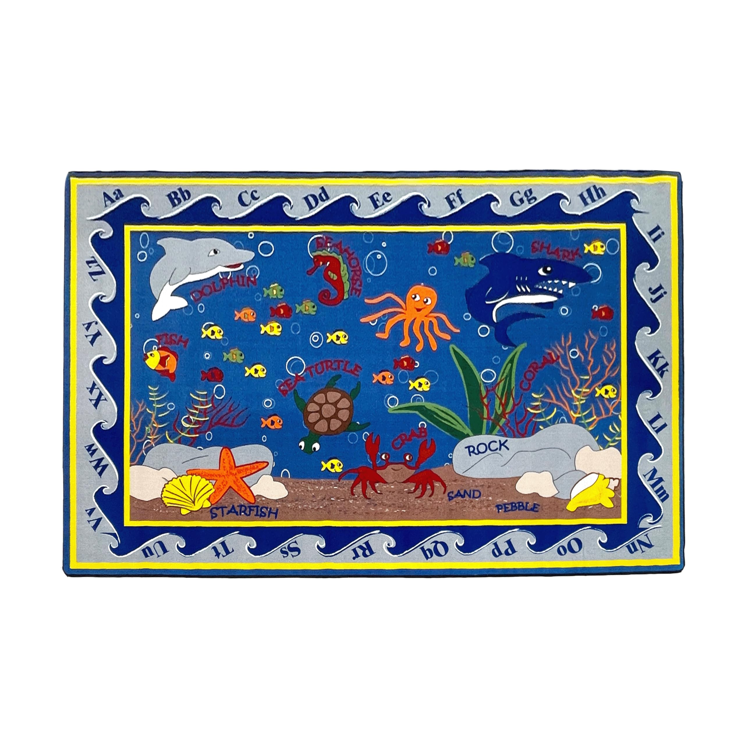 Educational Kids Carpet - 6' x 8'6