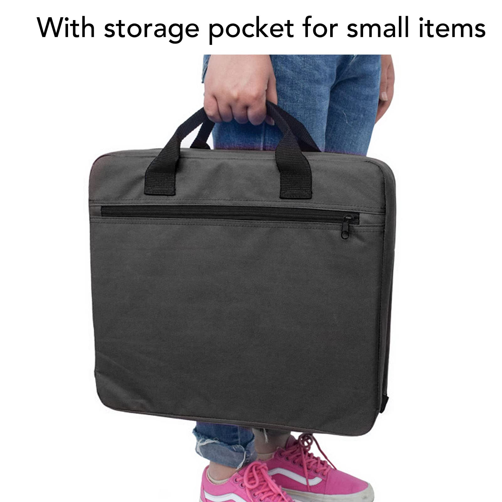Premium Stadium Seat Cushion - Portable High-Back Soft Patio Cushion with Storage Pocket | Foldable 600D Oxford Chair Pad for Kayak, Fishing, Hiking & Outdoor Concerts | Perfect for Sports Events, Camping & Picnics