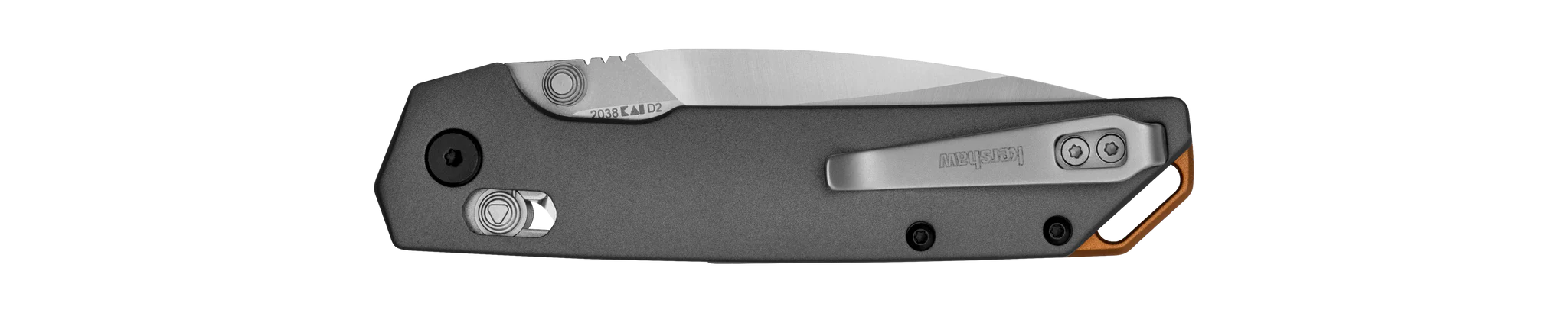 Kershaw Iridium Folding Pocket Knife - EDC Everyday Carry, Outdoor Camping & Hiking Gear - Stainless Steel Blade with Frame Lock - Compact & Lightweight Tactical Knife for Men