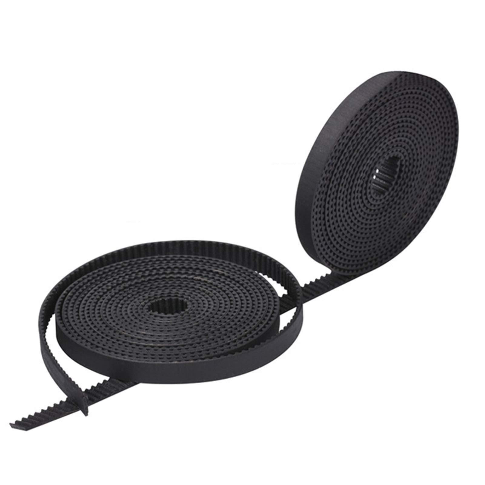 High-Quality GT2 Timing Belt 2GT Open Rubber Kevlar Belt 10mm Width (5M/10M/20M/50M/100M) - Durable Wear-Resistant for 3D Printers, CNC Machines & Robotics - Perfect for Smooth Motion Transmission & Precise Positioning