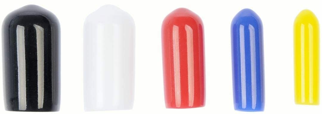 Dorman Help! 47397 V Cap Vinyl Vacuum Caps - Assorted Colors (5-Pack) - Universal Fit for Automotive, HVAC & Plumbing - Dust & Debris Protection