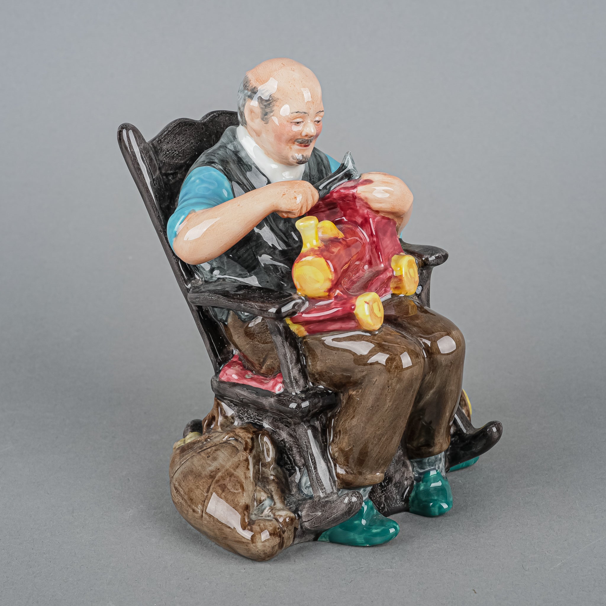 ROYAL DOULTON The Toymaker HN 2250 Collectible Porcelain Figurine - Perfect for Home Decor, Gift Giving & Collector's Display
